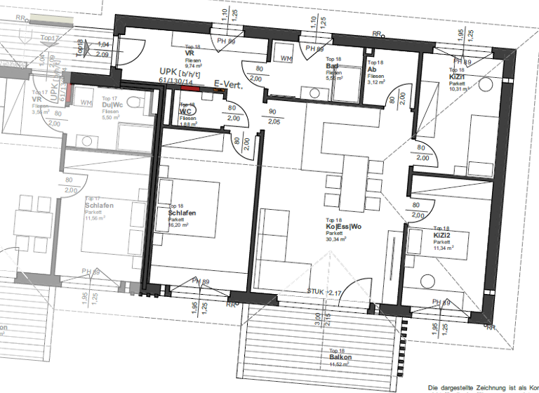 Wohnung zum Kauf - Erstbezug provisionsfrei 508.800 € 4 Zimmer 88,5 m² 3. Geschoss Oberndorferstraße 1 Nußdorf am Haunsberg 5151