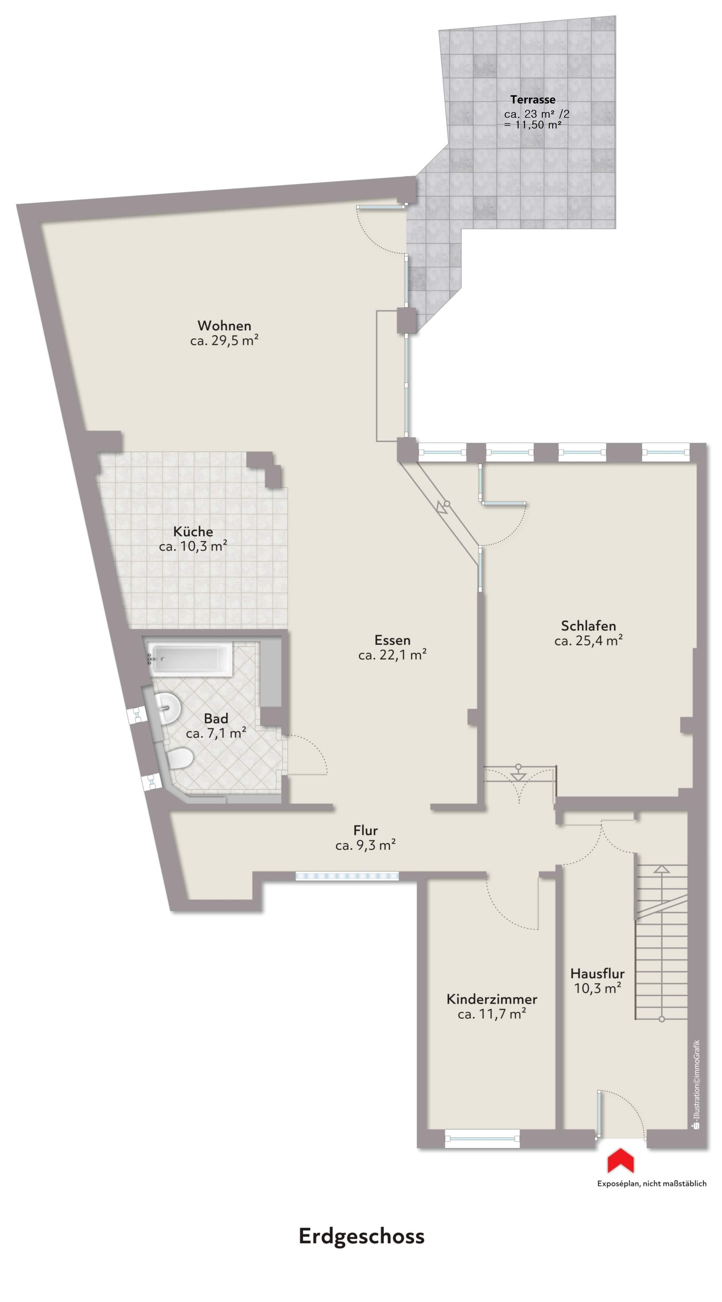 Wohnung zum Kauf 395.000 € 3 Zimmer 121 m²<br/>Wohnfläche Ostertor Bremen 28203