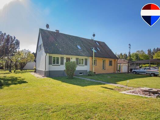 Doppelhaushälfte zur Miete 1.190 € 4,5 Zimmer 84 m² 894 m² Grundstück frei ab sofort Ettikon Küssaberg 79790