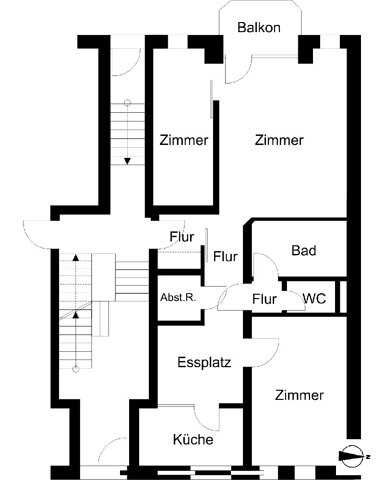 Wohnung zur Miete 487 € 3 Zimmer 80,2 m² EG frei ab 01.01.2025 Bergstraße 8 Geestendorf Bremerhaven 27570