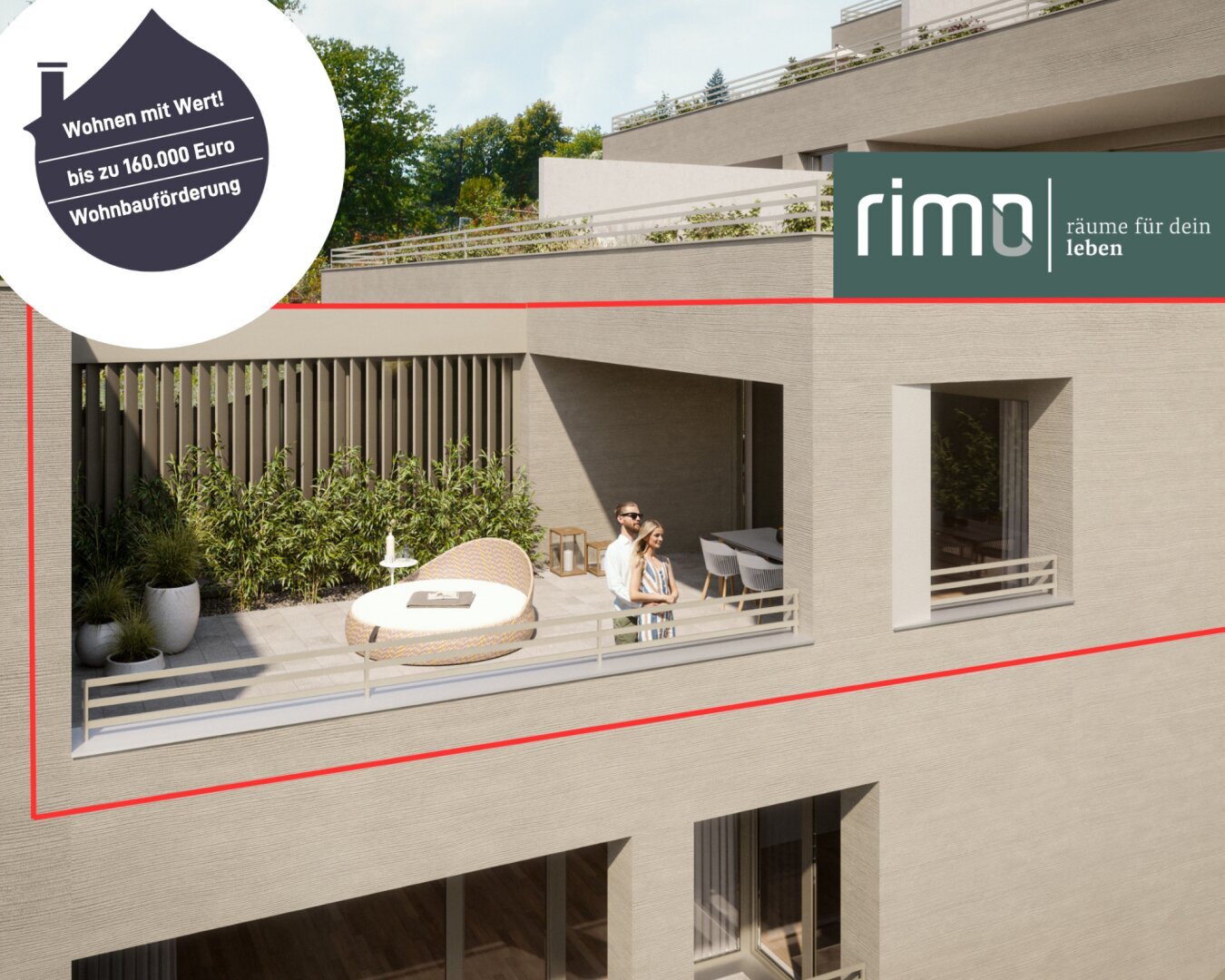 Terrassenwohnung zum Kauf 525.000 € 3 Zimmer 67,3 m²<br/>Wohnfläche 3.<br/>Geschoss 31.03.2026<br/>Verfügbarkeit Mutterstraße 11 Feldkirch 6800