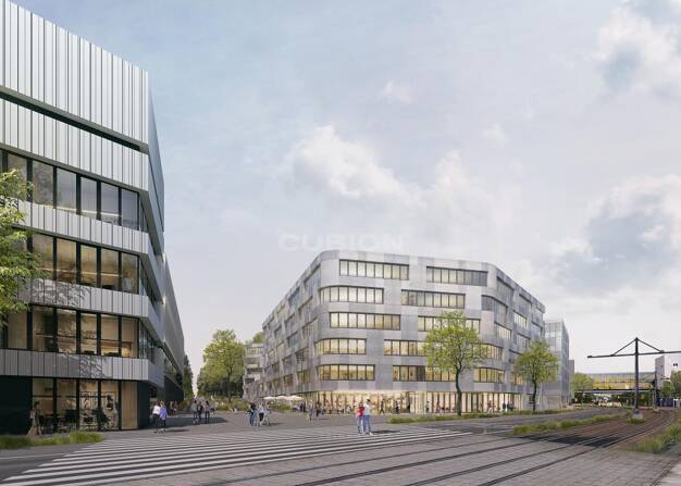 Büro-/Praxisfläche zur Miete - Neubau provisionsfrei 12.600 m² Bürofläche teilbar ab 2.100 m² Wittener Straße 280 Altenbochum Bochum 44803