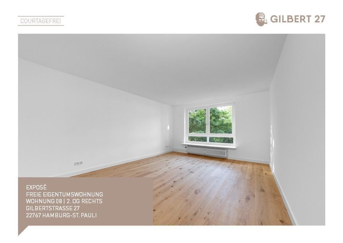 Wohnung zum Kauf provisionsfrei 379.000 € 2 Zimmer 52,6 m²<br/>Wohnfläche 2.<br/>Geschoss ab sofort<br/>Verfügbarkeit Gilbertstraße 27 St.Pauli Hamburg 22767