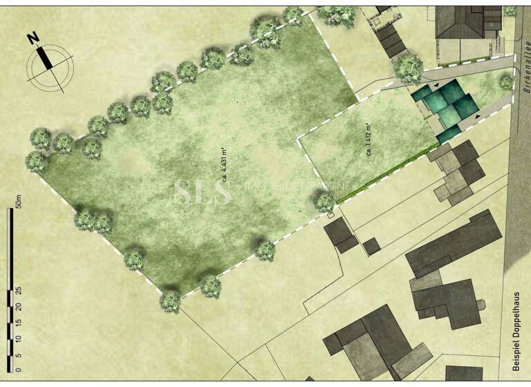 Grundstück zum Kauf 175.000 € 2.920 m² Grundstück Deuten Dorsten 46286
