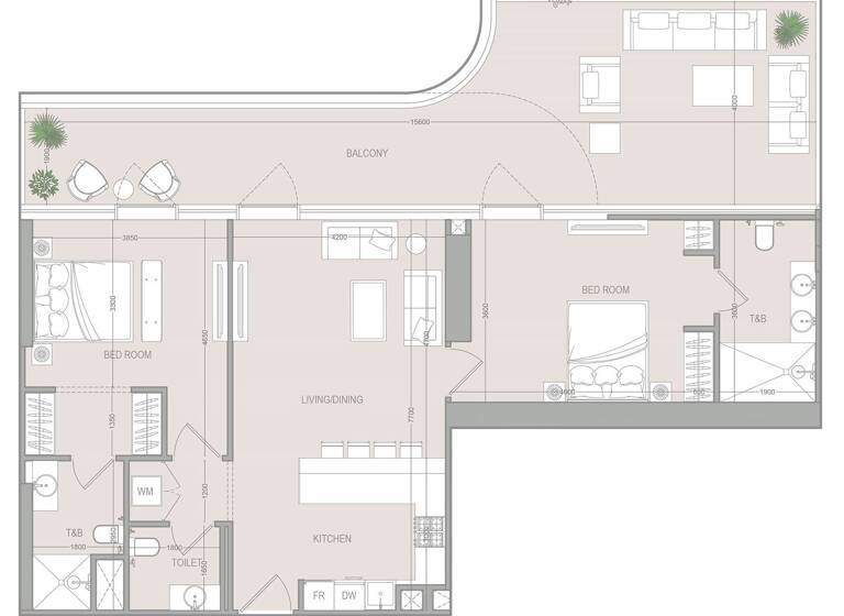 Wohnung zum Kauf provisionsfrei 817.765 € 3 Zimmer 144,9 m² Dubai 00000