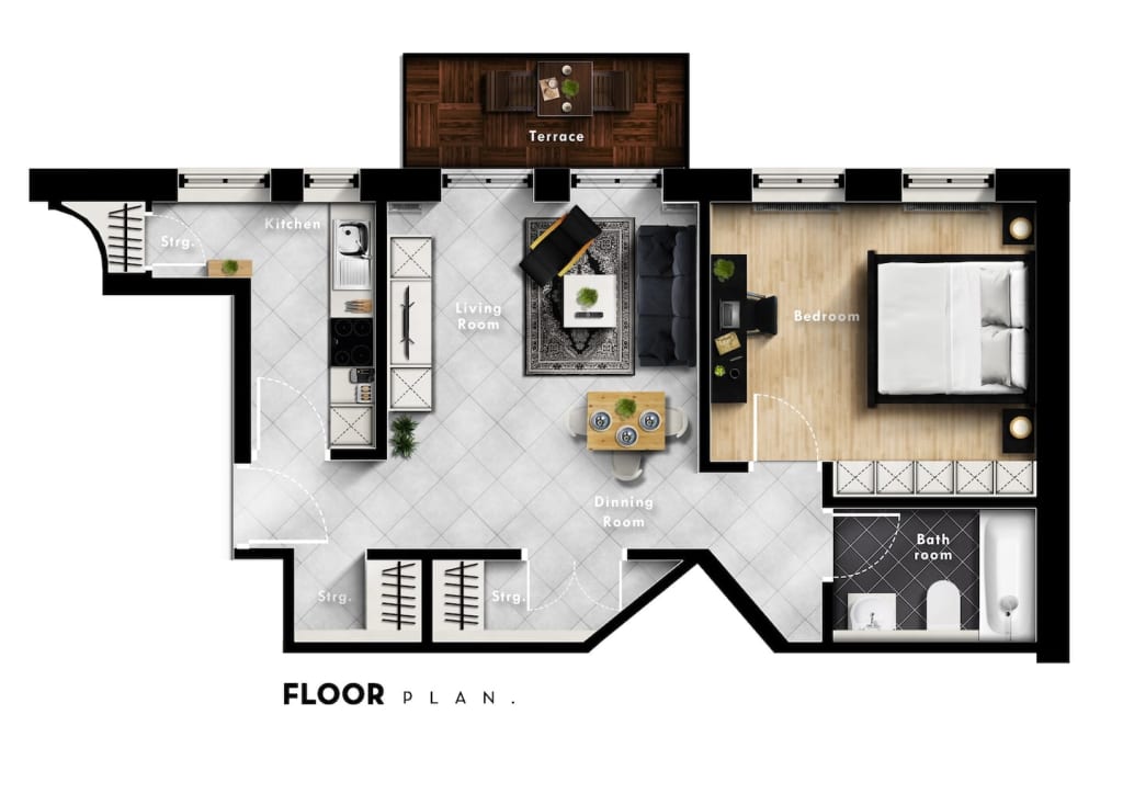 Wohnung zur Miete Wohnen auf Zeit 2.068 € 1 Zimmer 64 m²<br/>Wohnfläche ab sofort<br/>Verfügbarkeit Lessingstraße Zentrum - West Leipzig 4109