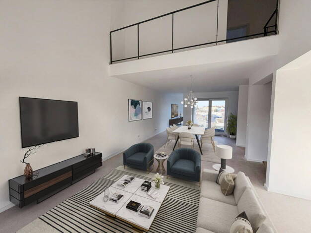 Loft zur Miete - Erstbezug 2.150 € 4 Zimmer 143,2 m² 3. Geschoss Rheinau Mannheim 68219