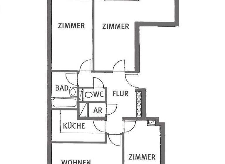 Wohnung zur Miete 630 € 4 Zimmer 87,8 m² Sparkassenstraße 12 St. Johann im Pongau 5600