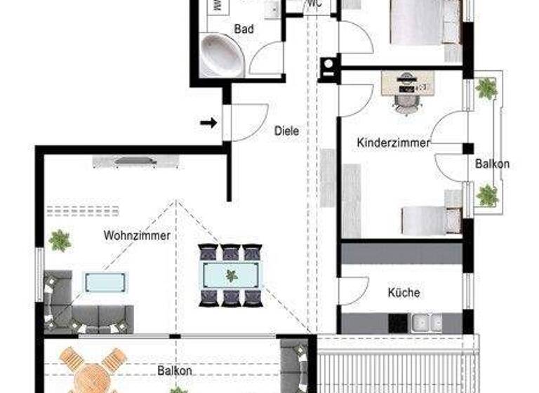 Wohnung zum Kauf 339.000 € 3,5 Zimmer 95 m² Uhingen 73066