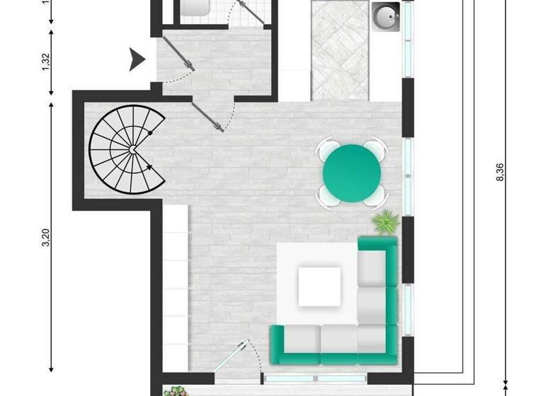 Maisonette zum Kauf 225.000 € 2 Zimmer 54 m² 4. Geschoss Innenstadt Ravensburg 88212
