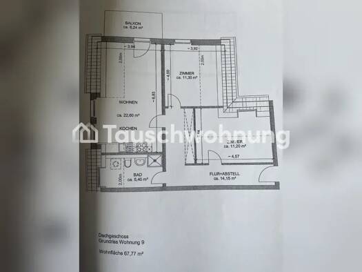Wohnung zur Miete Tauschwohnung 923 € 3 Zimmer 68 m² Sasel Hamburg 22159