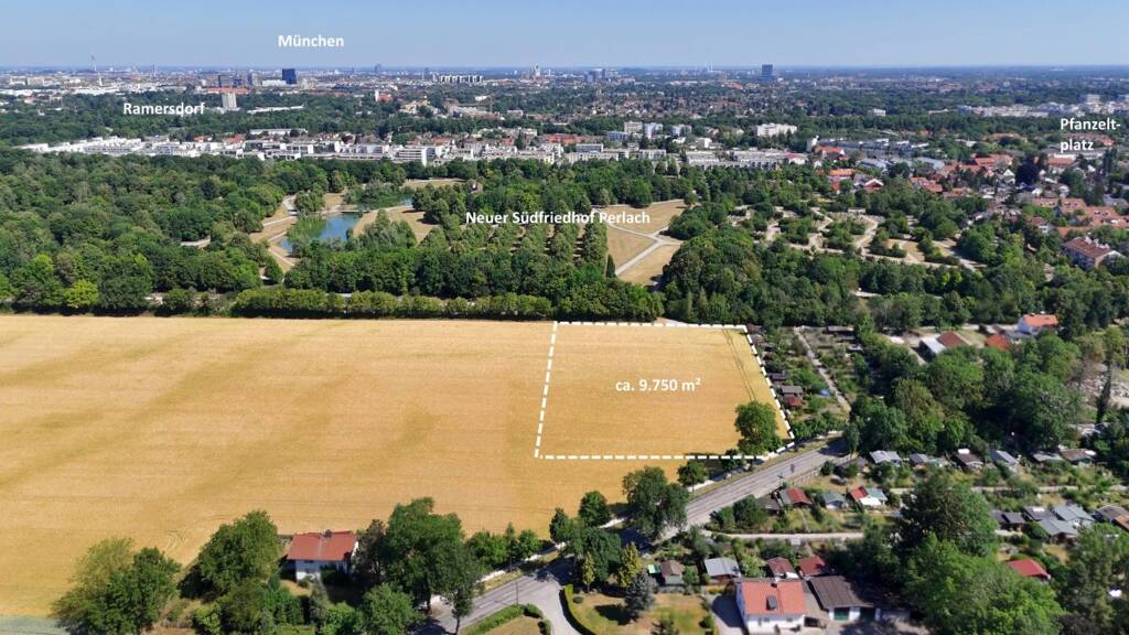 Landwirtschaftliche Fläche zum Kauf 695.000 € 9.752 m² 9.752 m² Grundstück Fasangartenstraße 28 Ramersdorf-Perlach München 81737