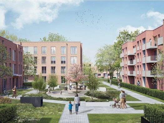 Wohnung zur Miete - Erstbezug nur mit Wohnberechtigungsschein 353 € 2 Zimmer 48,7 m² EG frei ab 01.03.2026 Suurheid 64 Rissen Hamburg 22559