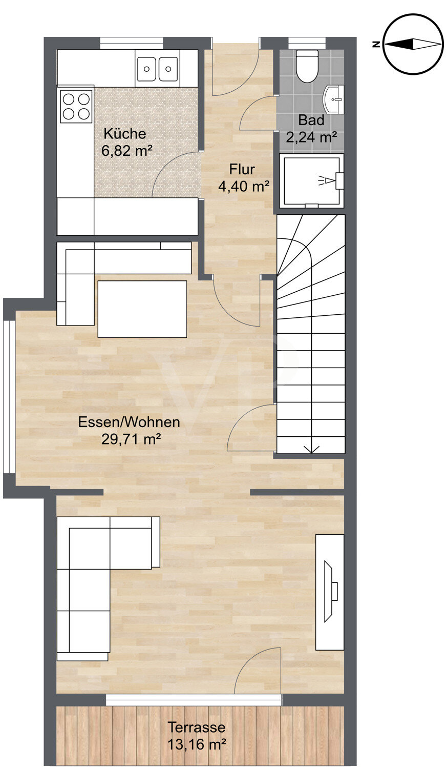 Reihenendhaus zum Kauf 970.000 € 4 Zimmer 123,1 m²<br/>Wohnfläche 269 m²<br/>Grundstück Aubing-Süd München 81243