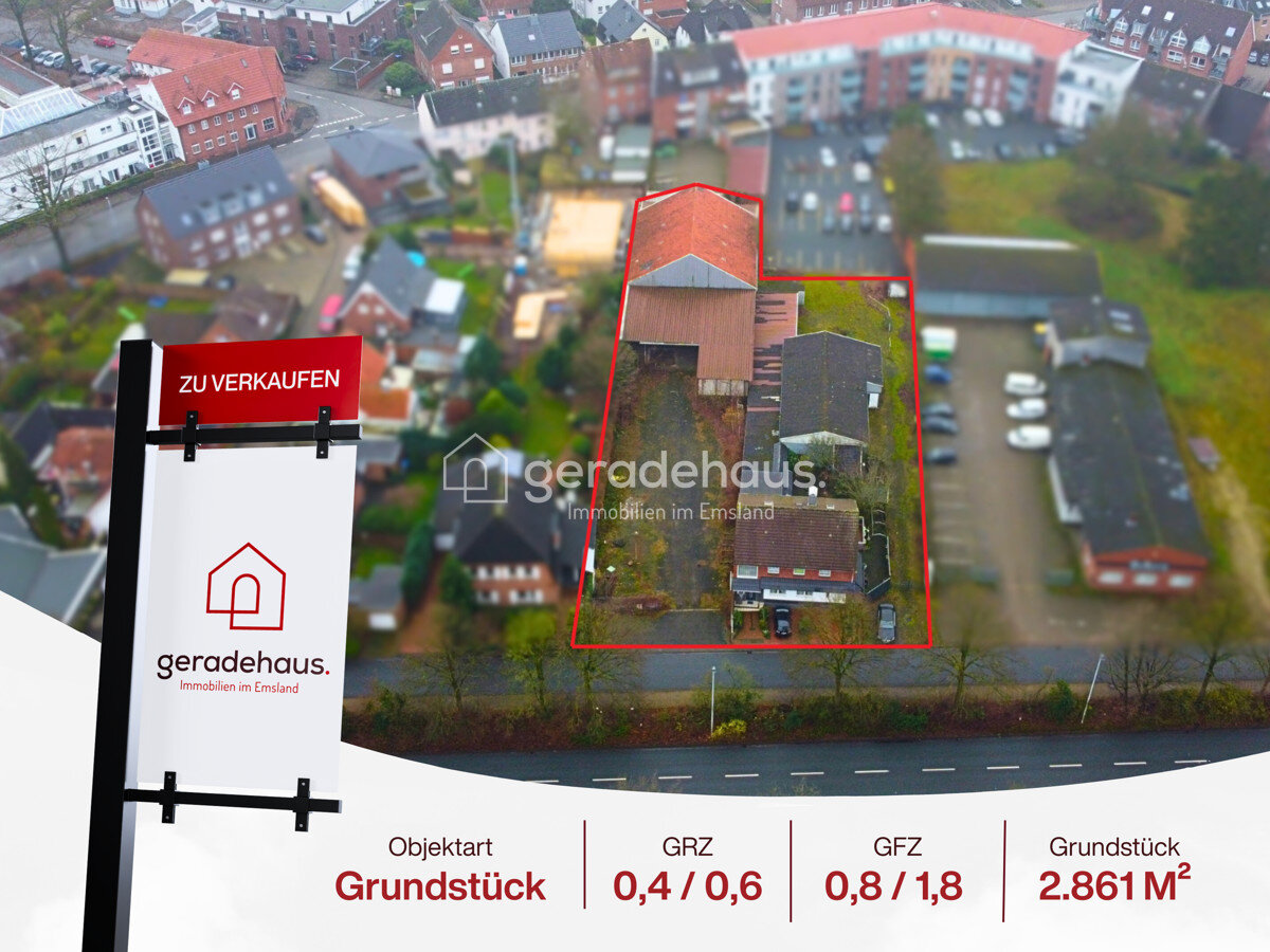 Grundstück zum Kauf 1.690.000 € 2.861 m²<br/>Grundstück Wahlbezirk 204 Nordhorn 48529