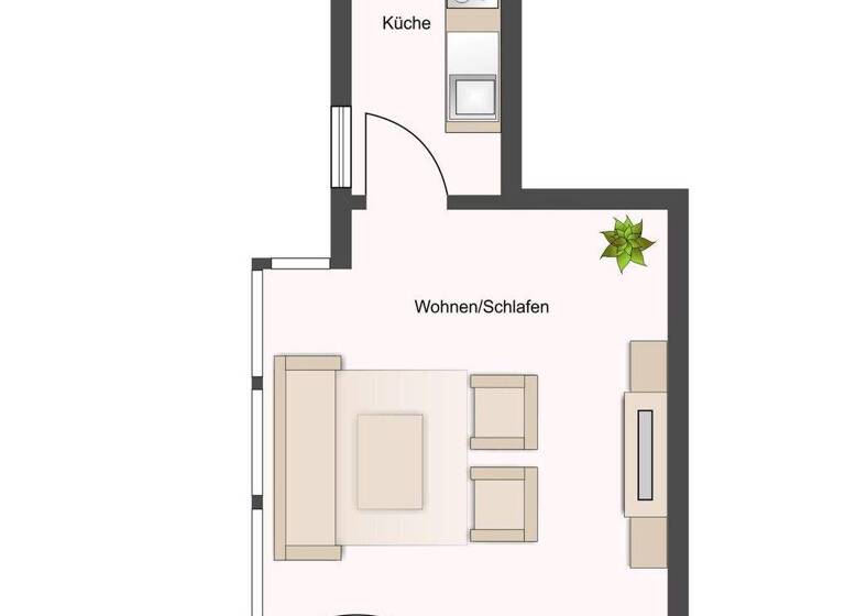 Studio zum Kauf 98.000 € 1 Zimmer 28,7 m² Brückenstraße 1 Hausen Rot Oberrot / Hausen 74420