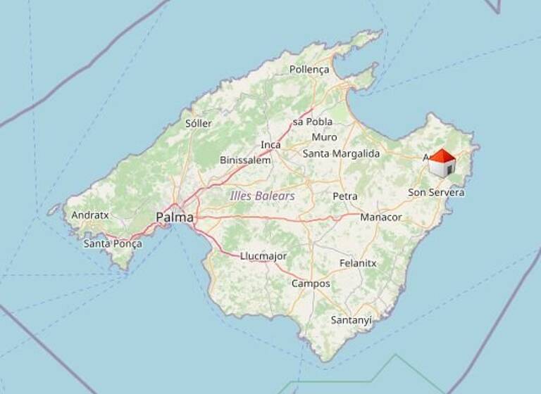 Landhaus zur Miete 2.600 € 5 Zimmer 200 m² 8.881 m² Grundstück frei ab sofort Arta / Ses Terres 07570