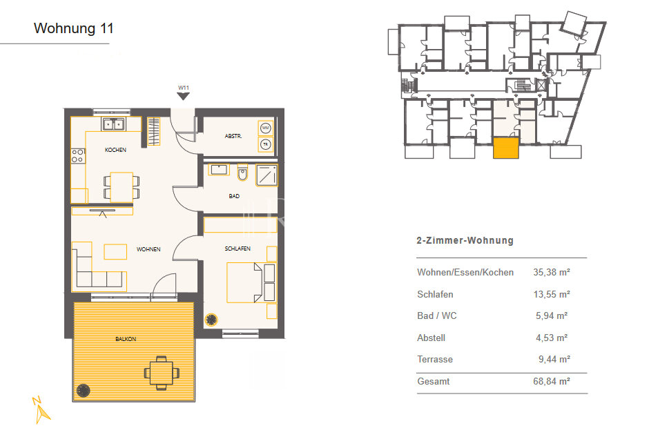 Wohnung zum Kauf 290.000 € 2 Zimmer 68,8 m²<br/>Wohnfläche Altensteig Altensteig 72213