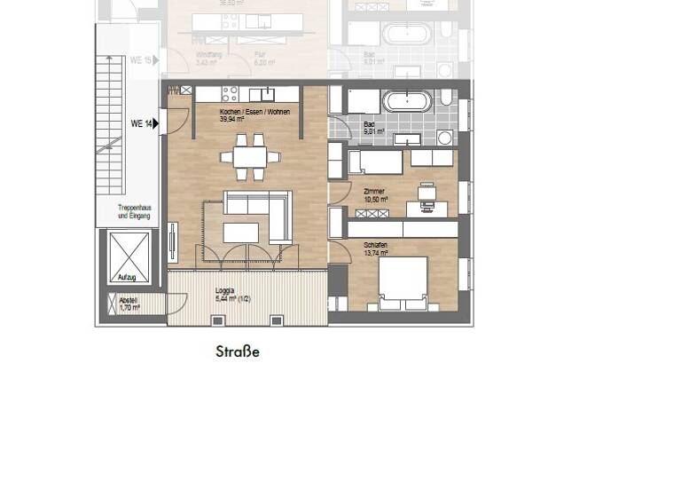 Wohnung zum Kauf provisionsfrei 422.000 € 3 Zimmer 80,3 m²<br/>Wohnfläche 2.<br/>Geschoss Eutritzsch Leipzig 04129