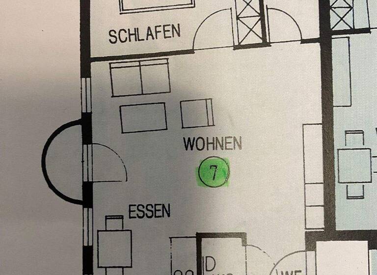 Wohnung zur Miete 350 € 2 Zimmer 51 m² 2. Geschoss frei ab sofort Teichstr. 30 Altenburg 04600
