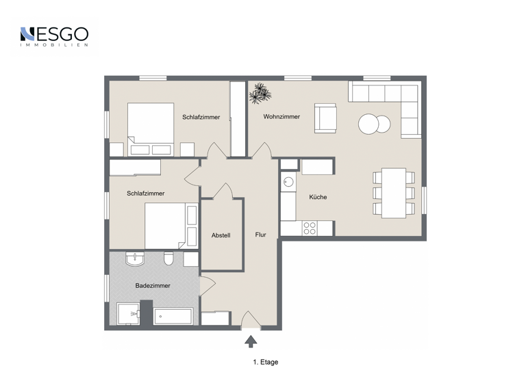 Wohnung zum Kauf 500.000 € 3 Zimmer 94 m² 1. Geschoss frei ab sofort Falkenberg Berlin 13057