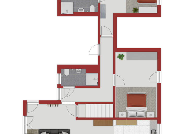 Wohnung zur Miete 1.596 € 4 Zimmer 133 m²<br/>Wohnfläche 2.<br/>Geschoss 01.06.2025<br/>Verfügbarkeit Brenig Bornheim 53332