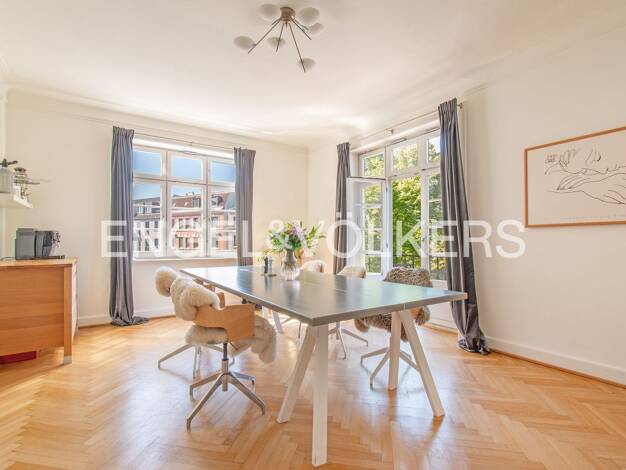 Wohnung zum Kauf 1.195.000 € 4,5 Zimmer 130 m² 2. Geschoss Eppendorf Nord 20249
