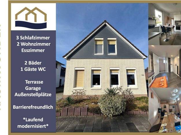 Einfamilienhaus zum Kauf 249.000 € 6 Zimmer 160 m² 528 m² Grundstück Langendamm Varel 26316
