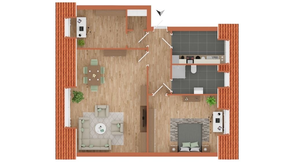 Wohnung zum Kauf 124.500 € 3 Zimmer 57 m²<br/>Wohnfläche Winsen - Kernstadt Winsen (Luhe) 21423