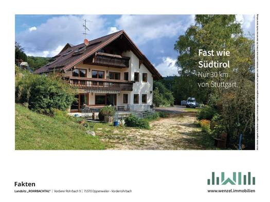 Villa zum Kauf 1.250.000 € 7 Zimmer 172,3 m² 3.500 m² Grundstück frei ab sofort Vorderer Rohrbach 9 Oppenweiler 71570