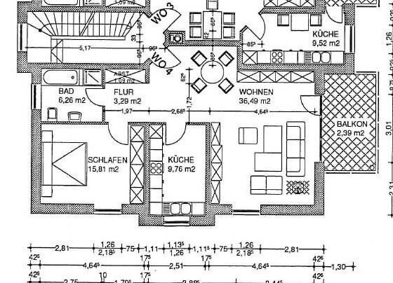 Wohnung zur Miete 630 € 2 Zimmer 75 m²<br/>Wohnfläche EG<br/>Geschoss 01.03.2025<br/>Verfügbarkeit Wiedenbrück Rheda-Wiedenbrück 33378