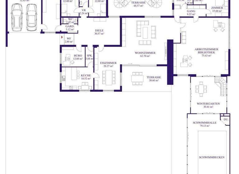 Villa zum Kauf 995.000 € 8 Zimmer 329,8 m² 2.105 m² Grundstück Gänserndorf 2230