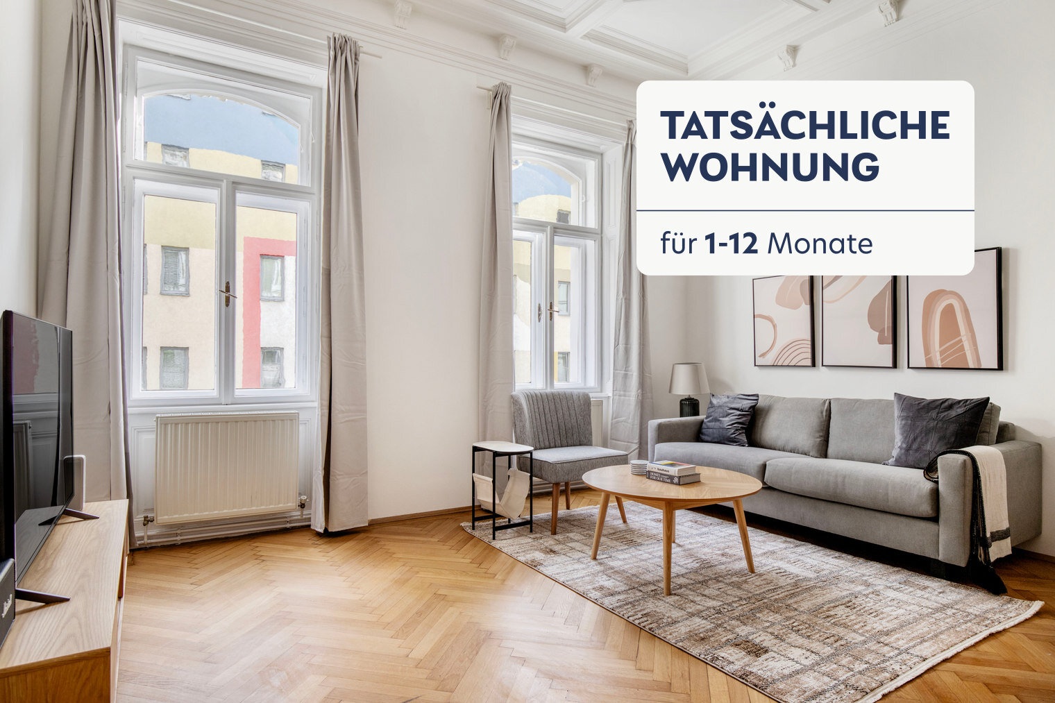 Apartment zur Miete 3.130 € 4 Zimmer 99 m²<br/>Wohnfläche 1.<br/>Geschoss ab sofort<br/>Verfügbarkeit Gumpendorfer Str. 36 Wien(Stadt) 1060