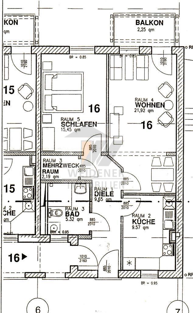 Wohnung zur Miete 370 € 2 Zimmer 66,4 m²<br/>Wohnfläche 2.<br/>Geschoss ab sofort<br/>Verfügbarkeit Altenburger Straße 69 Ostviertel Gera 07546