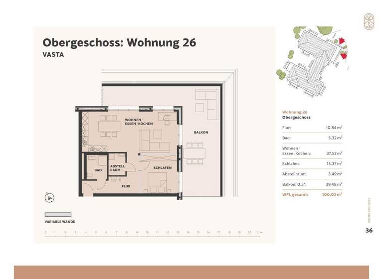 Wohnung zur Miete 1.105 € 2 Zimmer 99,7 m² 1. Geschoss frei ab 01.05.2026 Wildeshausen 27793