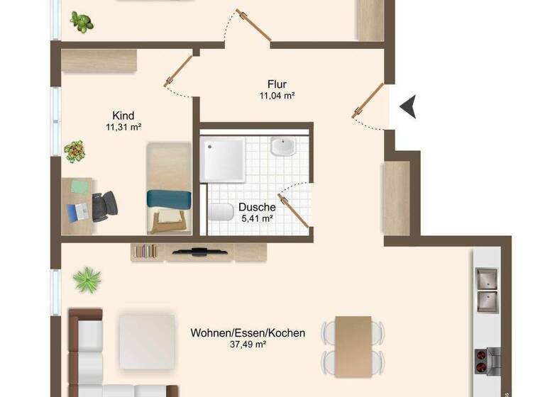 Wohnung zum Kauf - Erstbezug provisionsfrei 369.750 € 3 Zimmer 85 m² Schwenningen Villingen-Schwenningen 78054