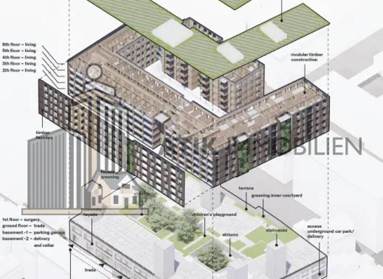 Bürofläche zur Miete - Erstbezug provisionsfrei 19,50 € 1.178 m² Bürofläche teilbar ab 150 m² Quadrate Mannheim 68161