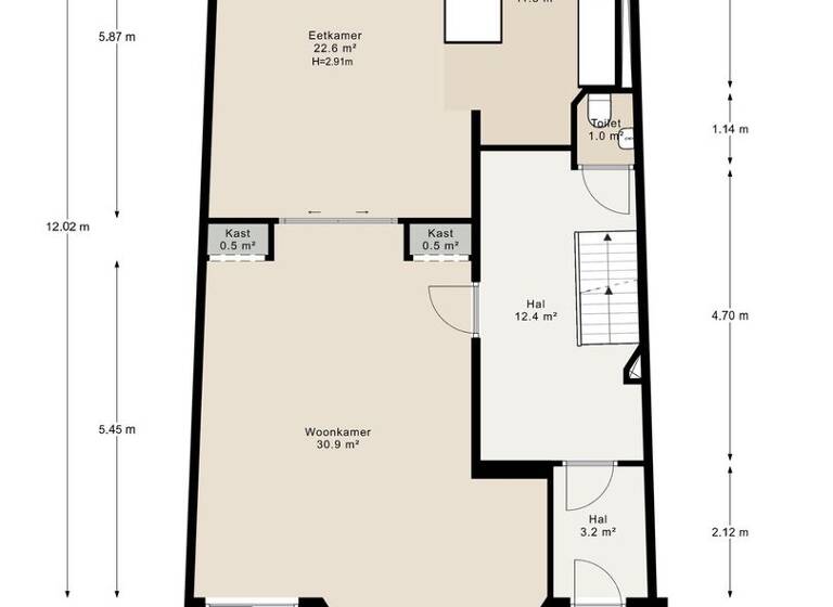 Haus zum Kauf 2.950.000 € 10 Zimmer 301 m² 248 m² Grundstück diepenbrockstraat 18 amsterdam 1077 VZ