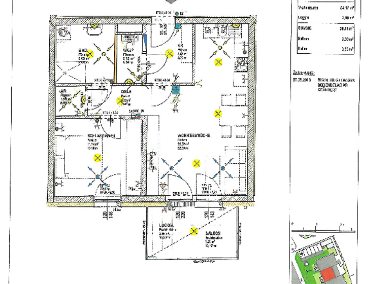 Wohnung zur Miete 544 € 2 Zimmer 58,1 m² 1. Geschoss frei ab 01.05.2026 Erlenweg 7 Mining 4962