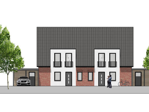 Doppelhaushälfte zum Kauf - Erstbezug 416.600 € 4 Zimmer 118 m² 300 m² Grundstück Lemke Marklohe 31608