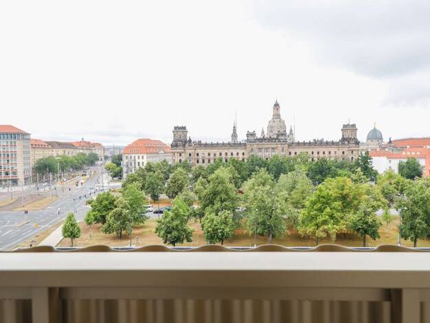 Wohnung zur Miete - Erstbezug 659 € 2 Zimmer 43,1 m² 5. Geschoss frei ab 01.10.2025 Grunaer Straße 5 Pirnaische Vorstadt Dresden-Pirnaische Vorstadt 01069