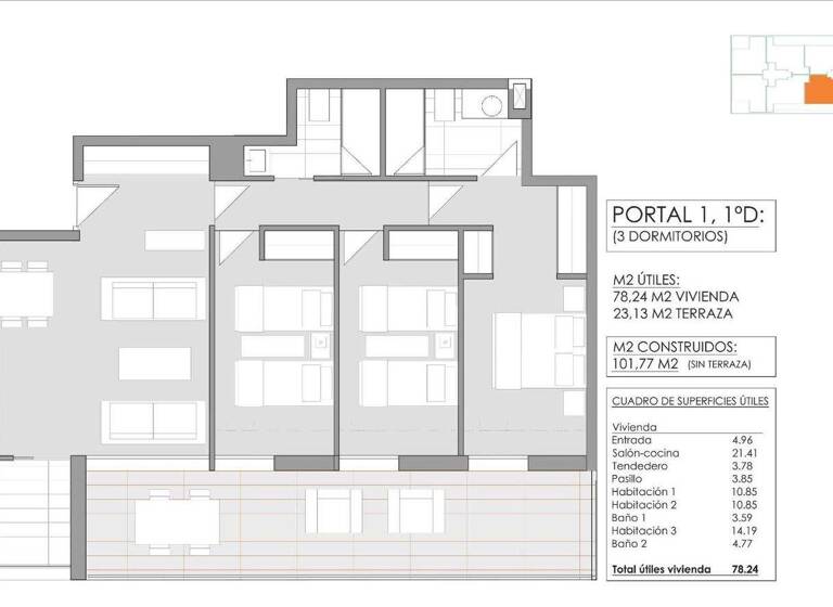 Terrassenwohnung zum Kauf 375.000 € 3 Zimmer 101 m² Jávea - Xàbia 03730