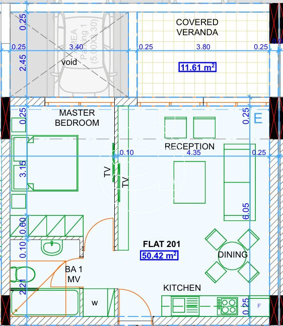 Wohnung zum Kauf 189.000 € 2 Zimmer 62 m²<br/>Wohnfläche Livadia