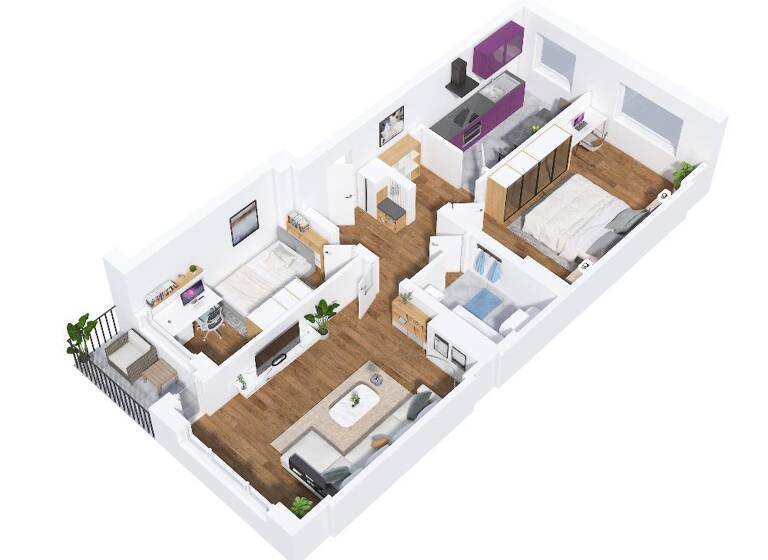 Wohnung zum Kauf 125.000 € 3 Zimmer 63,8 m²<br/>Wohnfläche 3.<br/>Geschoss Plauen Dresden 01187