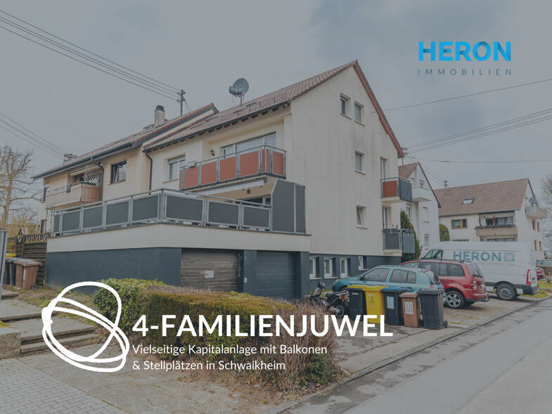 Mehrfamilienhaus zum Kauf 949.000 € 9 Zimmer 244 m² 258 m² Grundstück Schwaikheim 71409