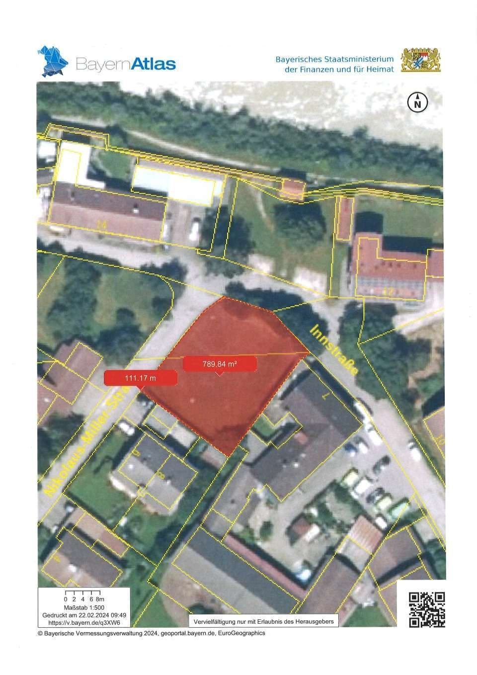 Grundstück zum Kauf 250.000 € 790 m²<br/>Grundstück Kraiburg Kraiburg am Inn 84559