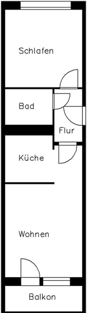 Wohnung zur Miete 201 € 2 Zimmer 41,5 m²<br/>Wohnfläche 4.<br/>Geschoss Dr.-Theodor-Brugsch-Straße 30 Chrieschwitz Plauen 08529