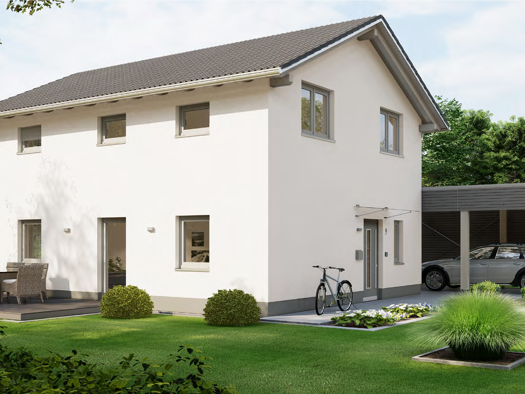 Einfamilienhaus zum Kauf provisionsfrei 522.316 € 5 Zimmer 116,6 m² 449 m² Grundstück Berghausen Römerberg 67354