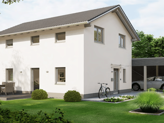 Einfamilienhaus zum Kauf provisionsfrei 522.316 € 5 Zimmer 116,6 m² 449 m² Grundstück Berghausen Römerberg 67354