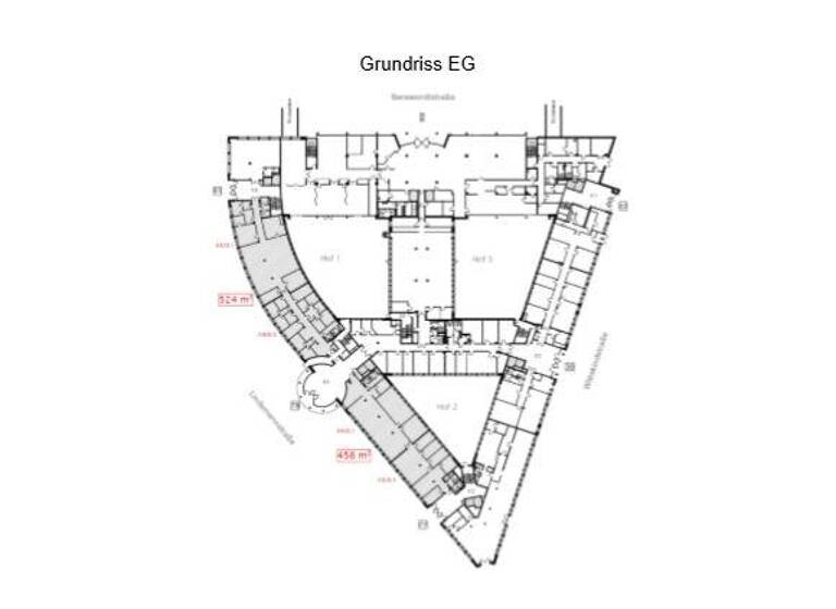 Bürofläche zur Miete provisionsfrei 12,50 € 1.088 m² Bürofläche teilbar ab 216 m² Mitte Dortmund 44137